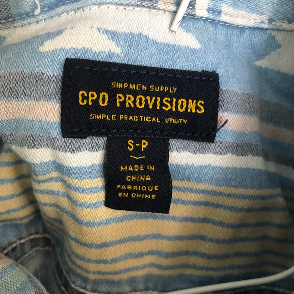 CPO Provisions Tribal Short Sleeve Button Down - Picture 6 of 6